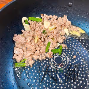 上班帶飯菜-肉末小白菜