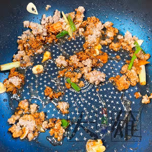 上班帶飯菜-肉末小白菜