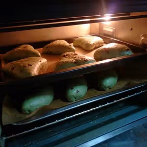 抹茶蔓越莓軟歐包