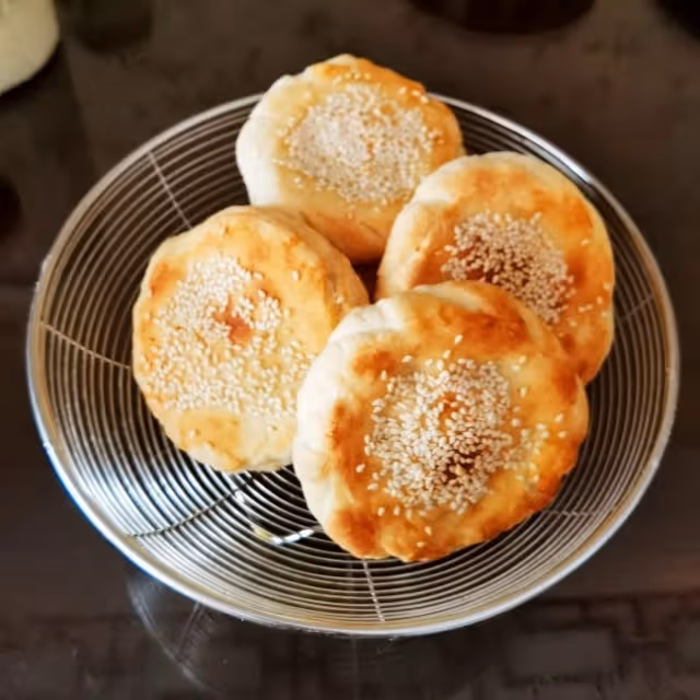 烤箱版小燒餅。