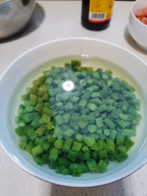 肉沫四季豆橄欖菜