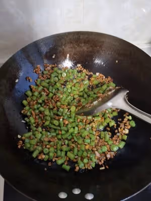 肉沫四季豆橄欖菜