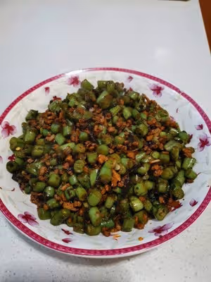 肉沫四季豆橄欖菜