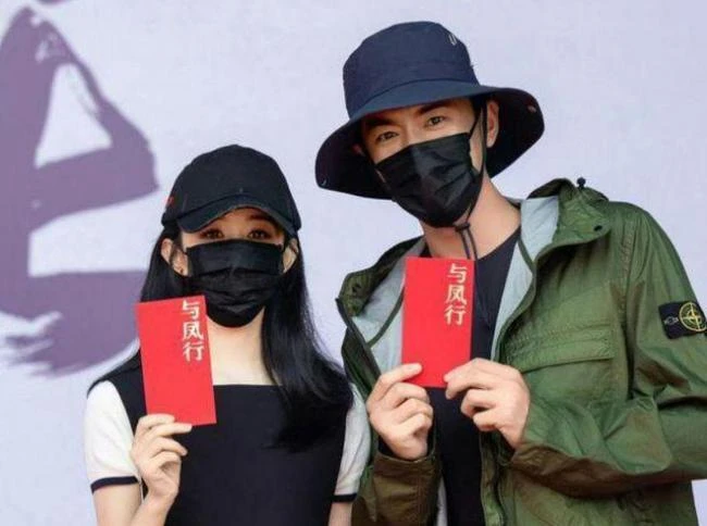 麗水仙都偶遇趙麗穎拍戲 一襲紫色長衫仙飄飄
