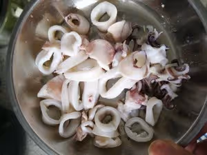 菜叔家常菜：雪菜炒魷魚