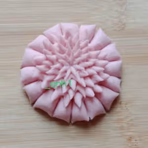 炫彩的菊花饅頭（剪花D） *花兒饅頭225