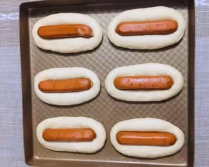 孩子喜歡的腸仔包（超快手麵包，一次發酵）