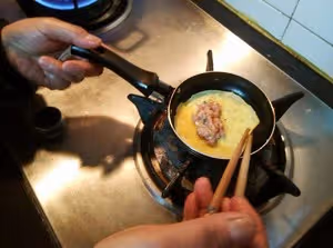 超簡單肉末蛋餃
