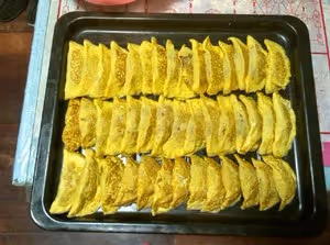超簡單肉末蛋餃