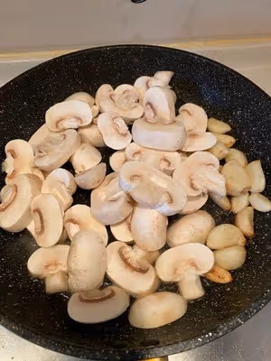 金蒜秋葵爆口蘑
