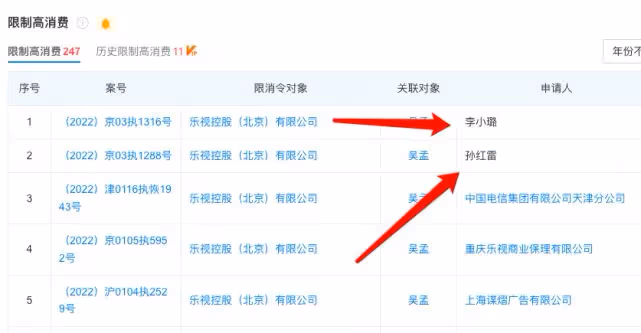 孫紅雷李小璐聯合通報樂視，甄嬛傳東家面臨制裁，一代繁華終落寞