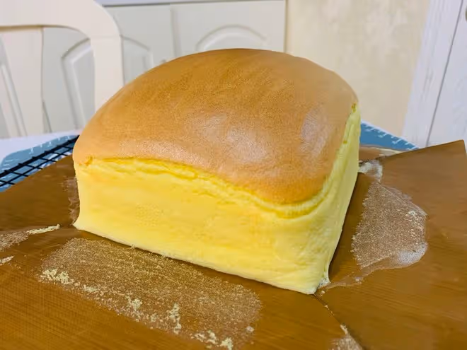 超級美味的6寸古早蛋糕（四蛋法）