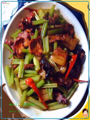 芹菜炒肉