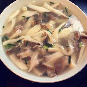 秀珍菇肉片湯
