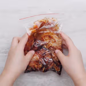 無油板燒雞腿堡