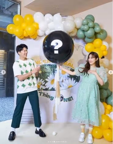 女生給200萬、男生給100萬！吳姍儒「公開寶寶性別」挺6月肚緊張戳破氣球「和老公相擁而泣」❤