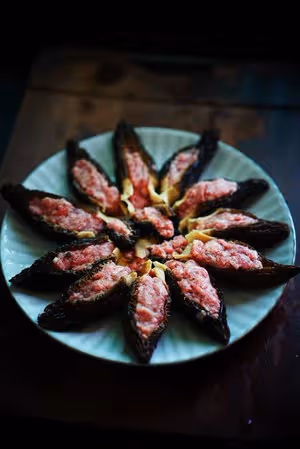 羊肚菌釀肉