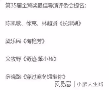 金雞獎正式官宣：倪妮獲影后提名，易烊千璽連續三年提名影帝
