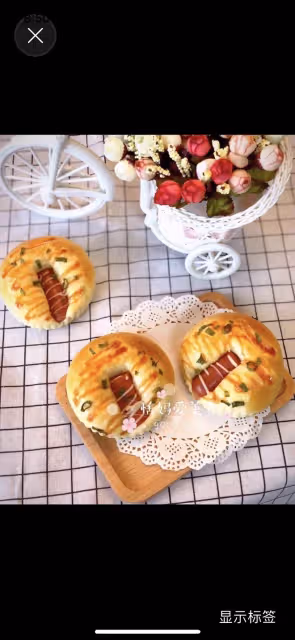 烤腸小麵包