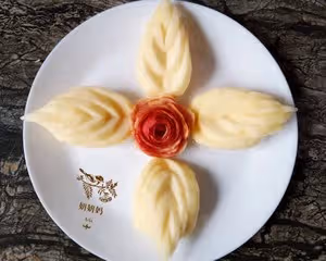 花開富貴-平平安安🍎【花式切蘋果】
