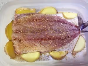 早餐快手菜 — 開片鹽烤青占魚