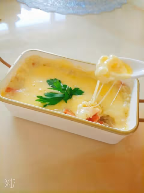 芝士焗土豆泥（微波爐版）