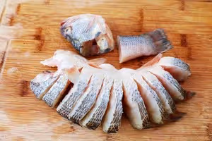 孔雀開屏鱸魚