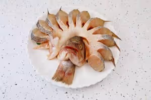 孔雀開屏鱸魚