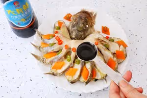孔雀開屏鱸魚