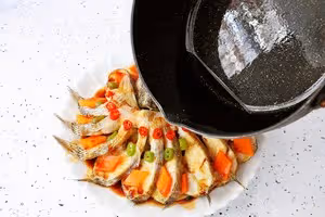 孔雀開屏鱸魚