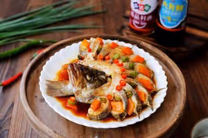 孔雀開屏鱸魚
