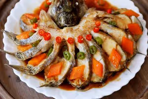 孔雀開屏鱸魚