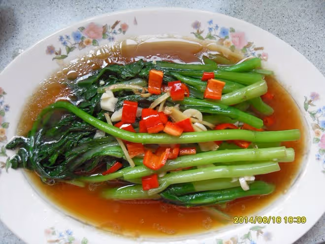 油淋菜心
