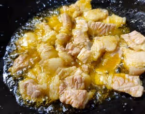秋季美味紫扁豆燒五花肉