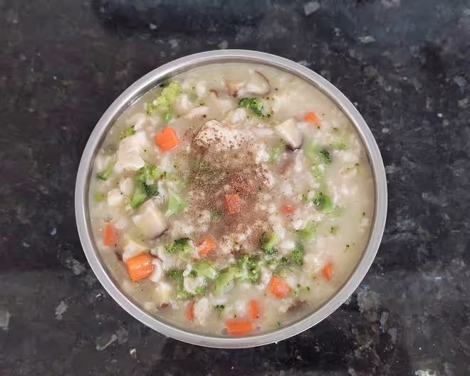 咸口的燕麥粥