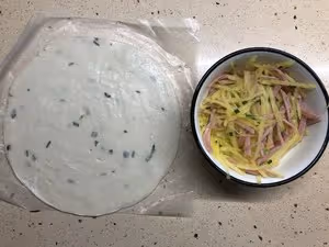 手抓餅土豆絲包