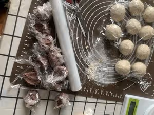 無油無糖低卡鹼水麵包結（紅豆、芋泥全麥原味）pretzel 健身可