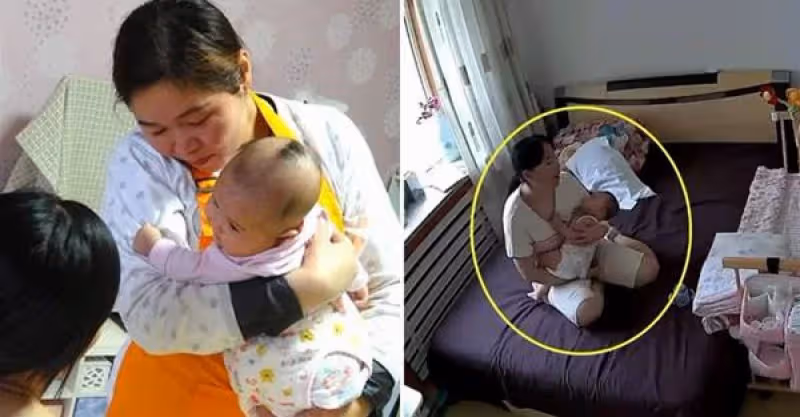 孩子不黏自己卻和保姆親！寶媽很疑惑，查看監控後，當即給保姆漲工資