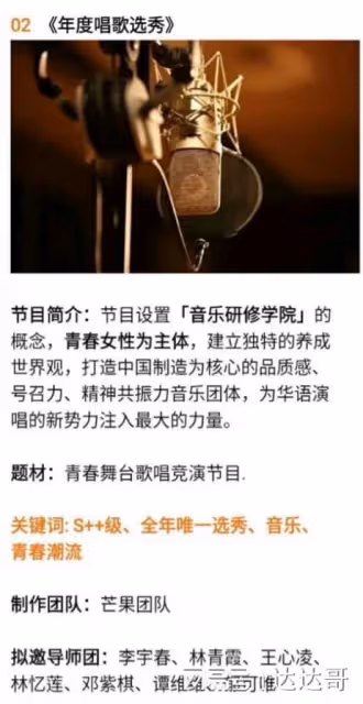 芒果TV擬製作年度唱歌選秀組音樂女團 邀林青霞林憶蓮做導師