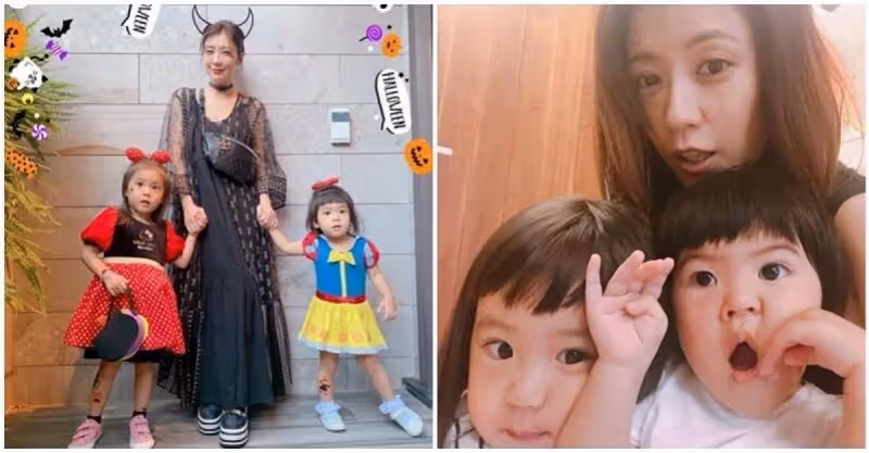 看了賈靜雯的媽媽，才知為何她那麼美！「祖孫三代」根本同一個模子印出