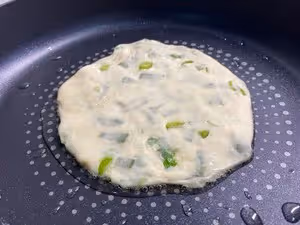 蔥香味十足的蔥花餅