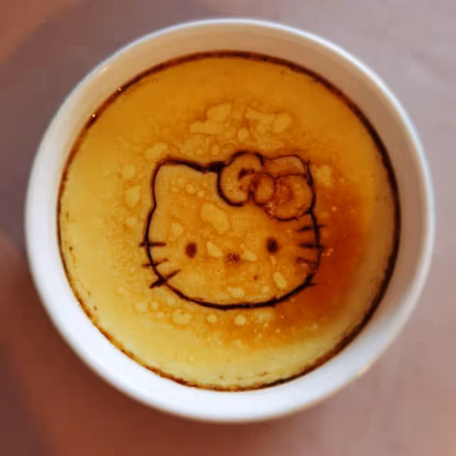HELLO KITTY限量版雞蛋羹來嘍