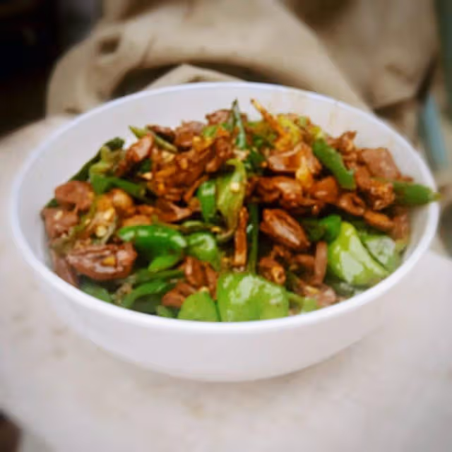 辣椒炒雞心