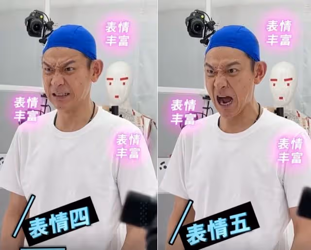61歲劉德華工作太賣力，一臉猙獰全身用力，胳膊上大塊肌肉明顯