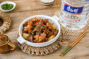 蘿蔔蹄筋牛腩煲