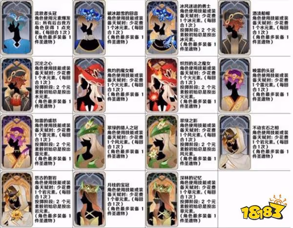 原神七聖召喚卡牌有哪些 七聖召喚卡牌圖鑑一覽