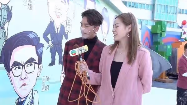 厲害！TVB綠葉開通宵繪製無線巡禮漫畫牆，入行前曾是人氣漫畫家
