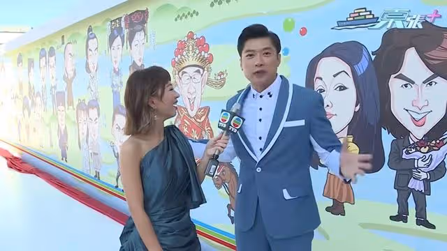 厲害！TVB綠葉開通宵繪製無線巡禮漫畫牆，入行前曾是人氣漫畫家