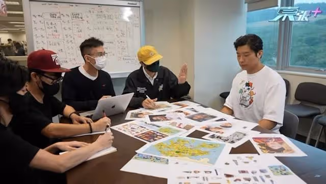 厲害！TVB綠葉開通宵繪製無線巡禮漫畫牆，入行前曾是人氣漫畫家