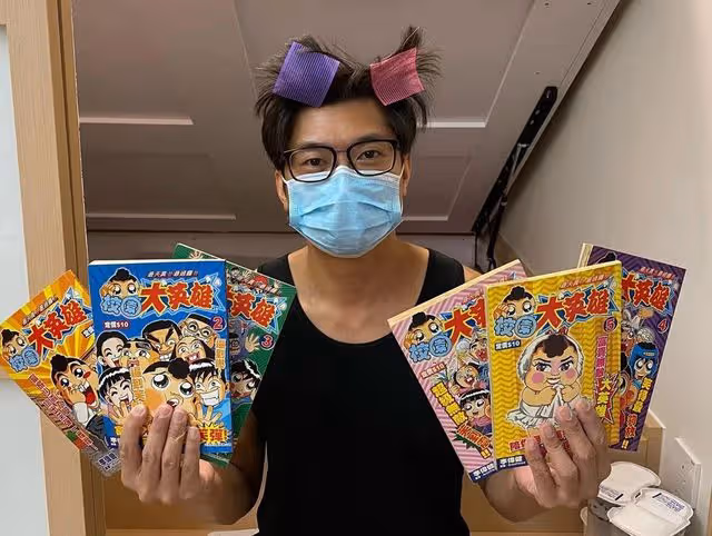 厲害！TVB綠葉開通宵繪製無線巡禮漫畫牆，入行前曾是人氣漫畫家